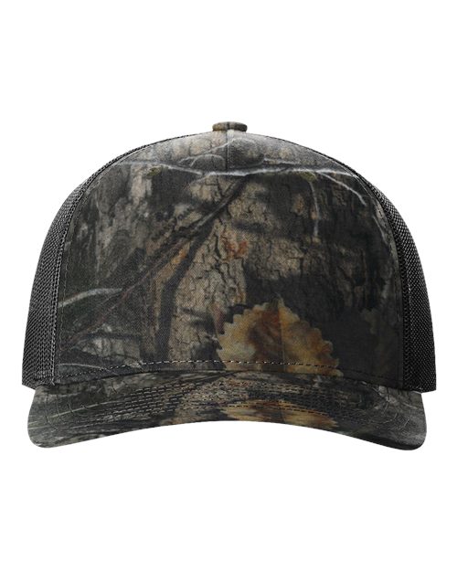 112PFP - Printed Five-Panel Trucker Cap