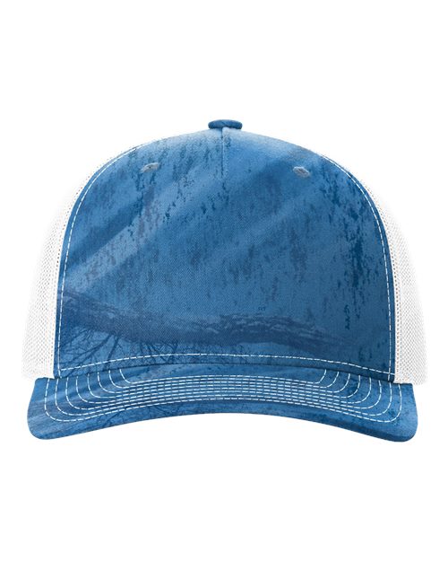 112PFP - Printed Five-Panel Trucker Cap