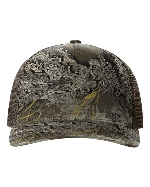 112PFP - Printed Five-Panel Trucker Cap