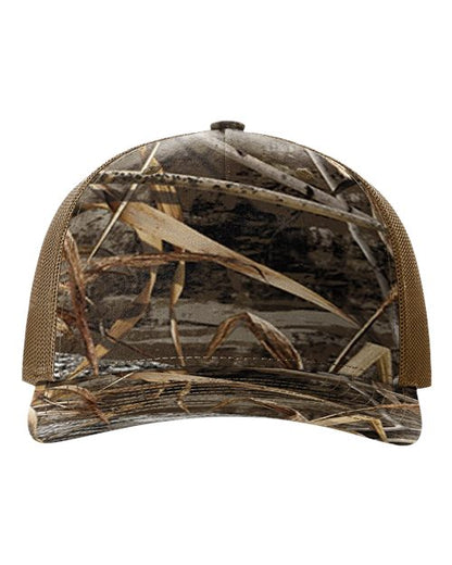 112PFP - Printed Five-Panel Trucker Cap