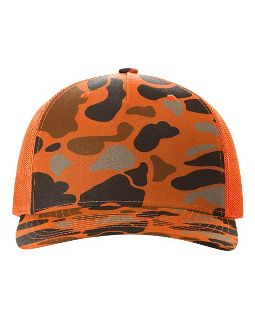 112PFP - Printed Five-Panel Trucker Cap
