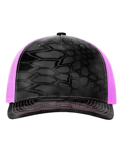 112PFP - Printed Five-Panel Trucker Cap