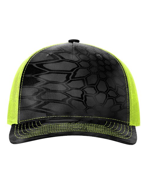 112PFP - Printed Five-Panel Trucker Cap