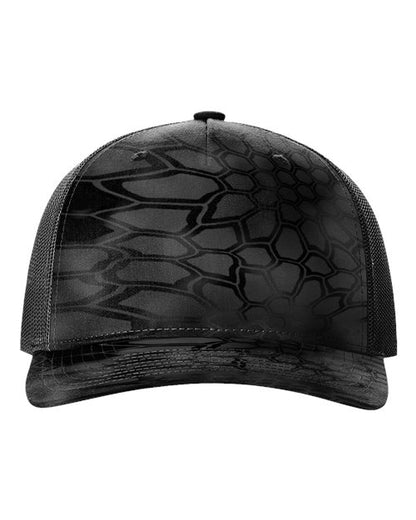 112PFP - Printed Five-Panel Trucker Cap