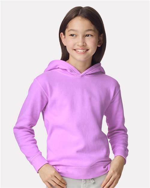 1467Y - Youth Garment-Dyed Lightweight Hooded Sweatshirt