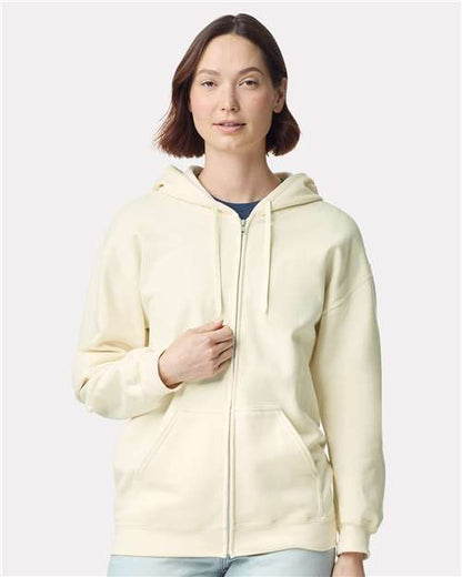 SF600 - Unisex Softstyle® Midweight Full-Zip Hooded Sweatshirt