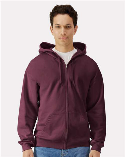 SF600 - Unisex Softstyle® Midweight Full-Zip Hooded Sweatshirt