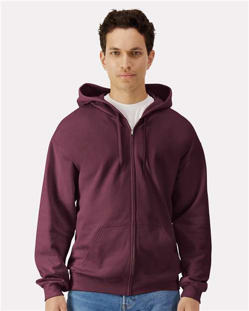 SF600 - Unisex Softstyle® Midweight Full-Zip Hooded Sweatshirt