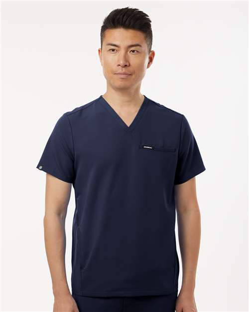 M10002 - Men's Platt 3-Pocket Scrub V-Neck Top