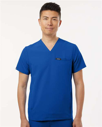 M10002 - Men's Platt 3-Pocket Scrub V-Neck Top
