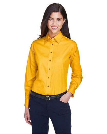 M500W - Women's Easy Blend™ Twill Dress Shirt with Stain-Release