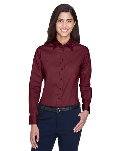 M500W - Women's Easy Blend™ Twill Dress Shirt with Stain-Release