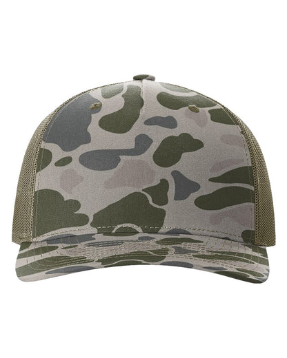 112PFP - Printed Five-Panel Trucker Cap