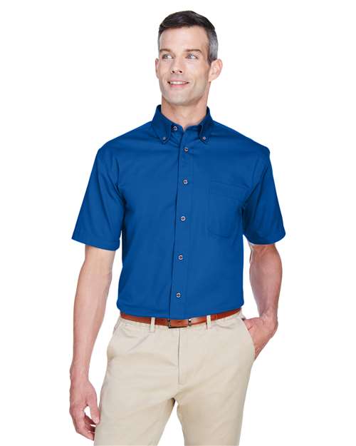 M500S - Men's Easy Blend™ Twill Dress Shirt with Stain-Release