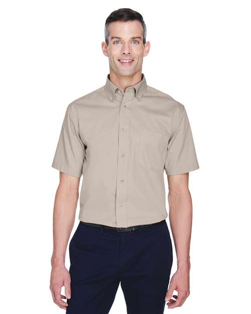 M500S - Men's Easy Blend™ Twill Dress Shirt with Stain-Release