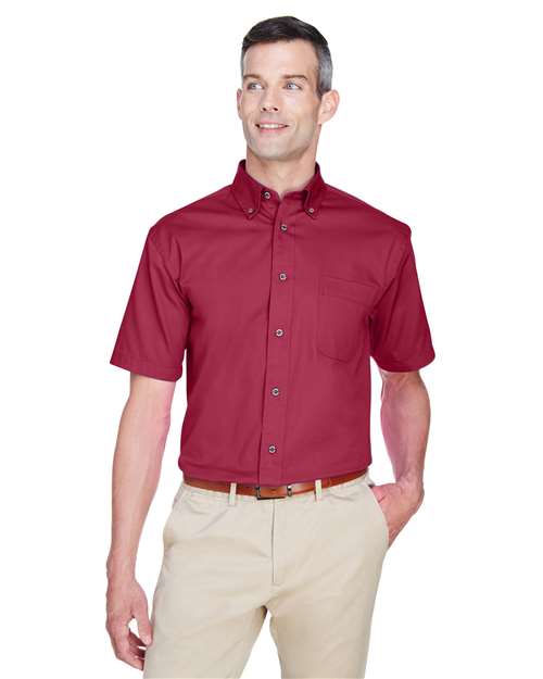 M500S - Men's Easy Blend™ Twill Dress Shirt with Stain-Release