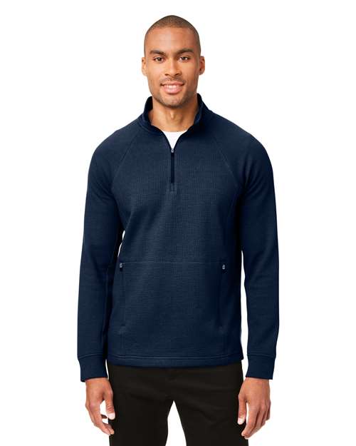 NE200 - Men's Rhythm Waffle Quarter-Zip Pullover