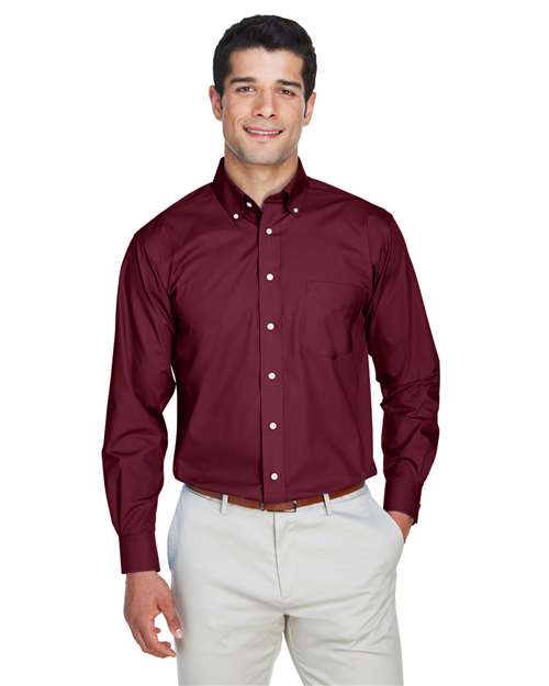 D620 - Men's Crown Collection® Broadcloth Woven Dress Shirt