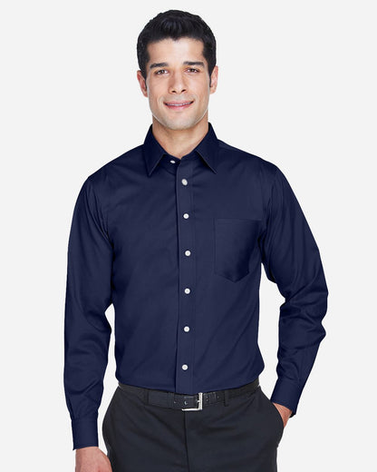 DG530 - Men's Crown Collection® Solid Stretch Twill Woven Dress Shirt