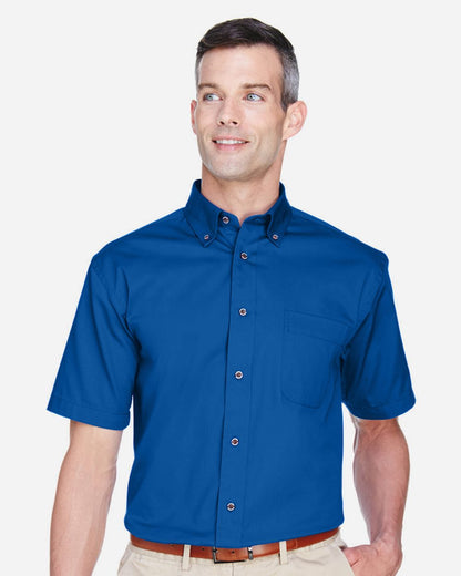 M500S - Men's Easy Blend™ Twill Dress Shirt with Stain-Release