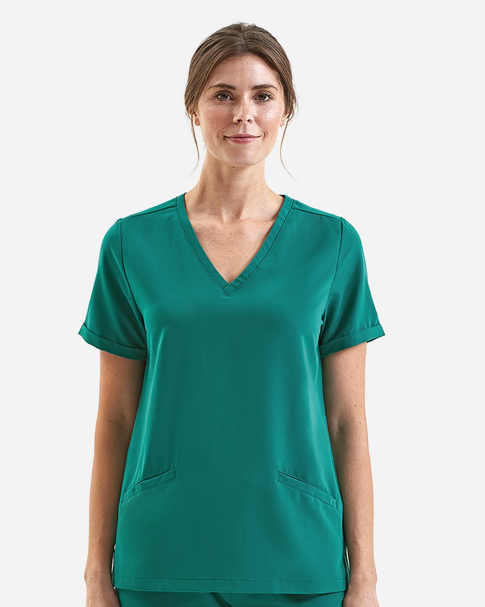 NN310 - Women's Invincible V-Neck Stretch Scrub Top
