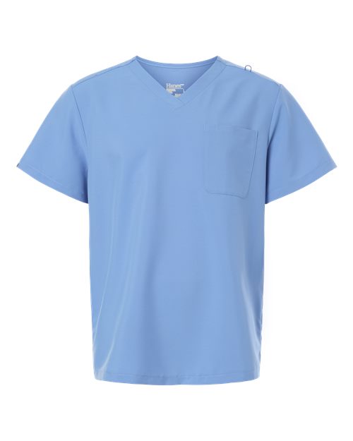 HMB000 - Men's V-Neck 1 Pocket Scrub Top