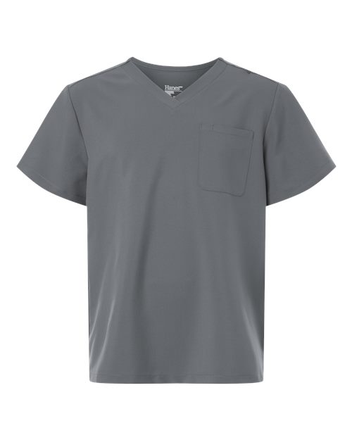 HMB000 - Men's V-Neck 1 Pocket Scrub Top