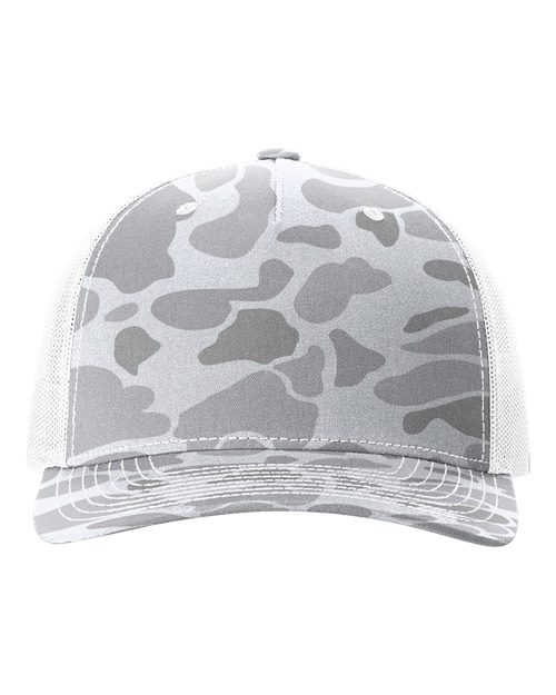 112PFP - Printed Five-Panel Trucker Cap