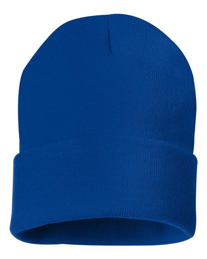 SP12 - 12" Solid Cuffed Beanie