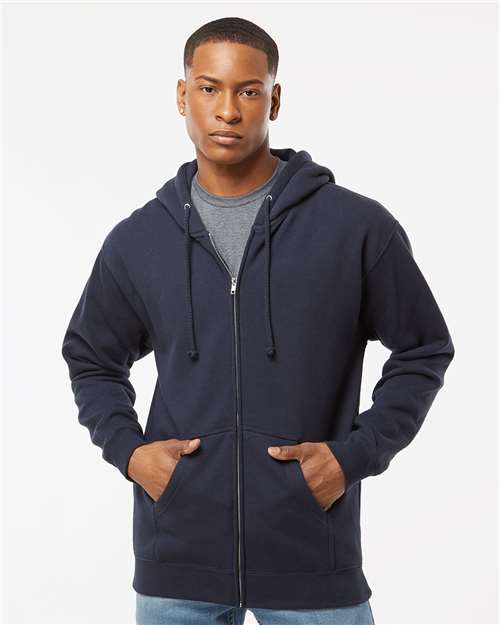 IND4000Z - Unisex Heavyweight Full-Zip Hooded Sweatshirt