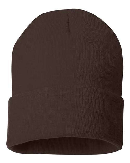SP12 - 12" Solid Cuffed Beanie