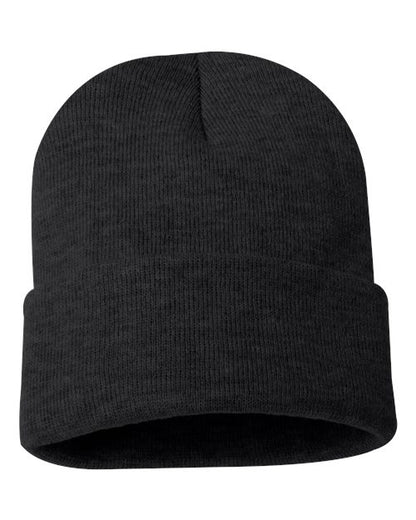 SP12 - 12" Solid Cuffed Beanie