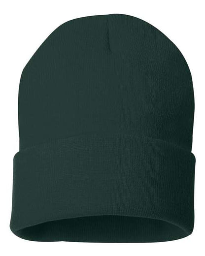 SP12 - 12" Solid Cuffed Beanie