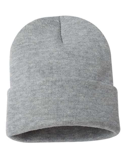 SP12 - 12" Solid Cuffed Beanie