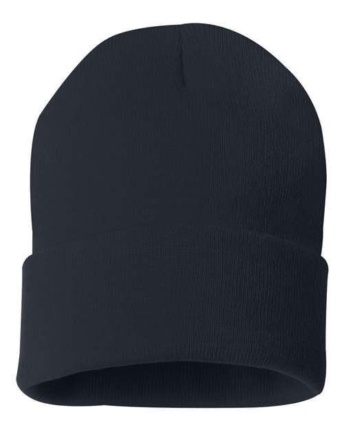 SP12 - 12" Solid Cuffed Beanie