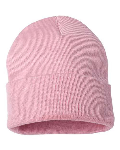 SP12 - 12" Solid Cuffed Beanie