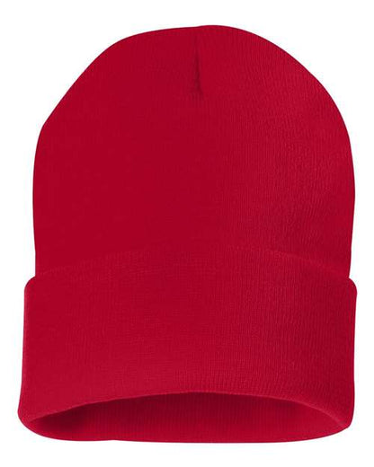 SP12 - 12" Solid Cuffed Beanie