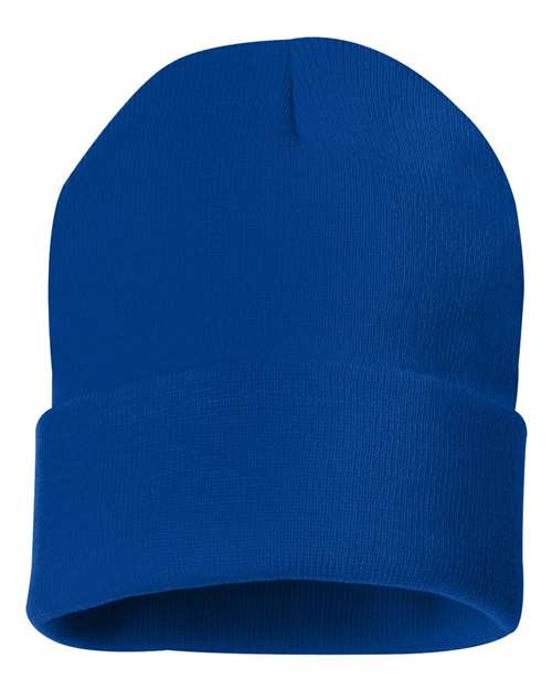 SP12 - 12" Solid Cuffed Beanie