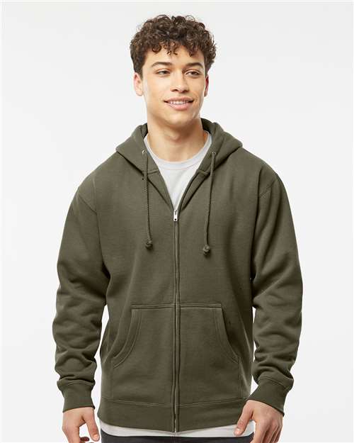 IND4000Z - Unisex Heavyweight Full-Zip Hooded Sweatshirt