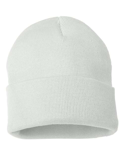 SP12 - 12" Solid Cuffed Beanie