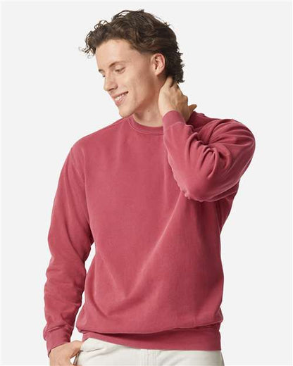1566 - Unisex Garment-Dyed Crewneck Sweatshirt