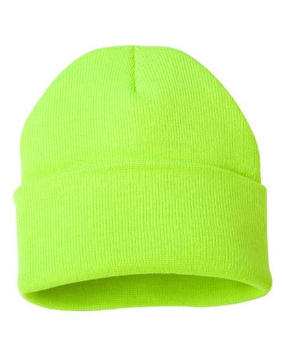 SP12 - 12" Solid Cuffed Beanie