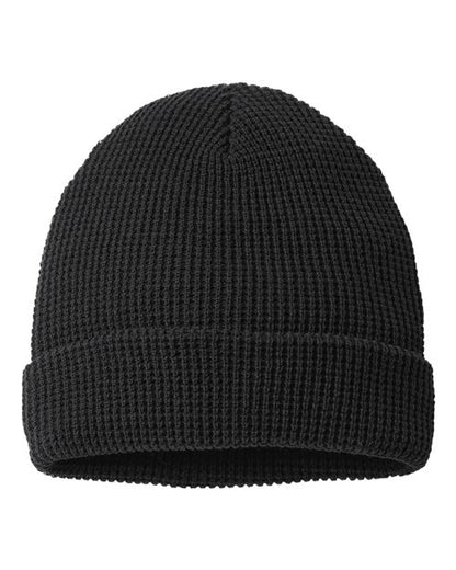146R - Waffle Cuffed Beanie