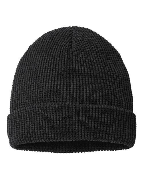 146R - Waffle Cuffed Beanie
