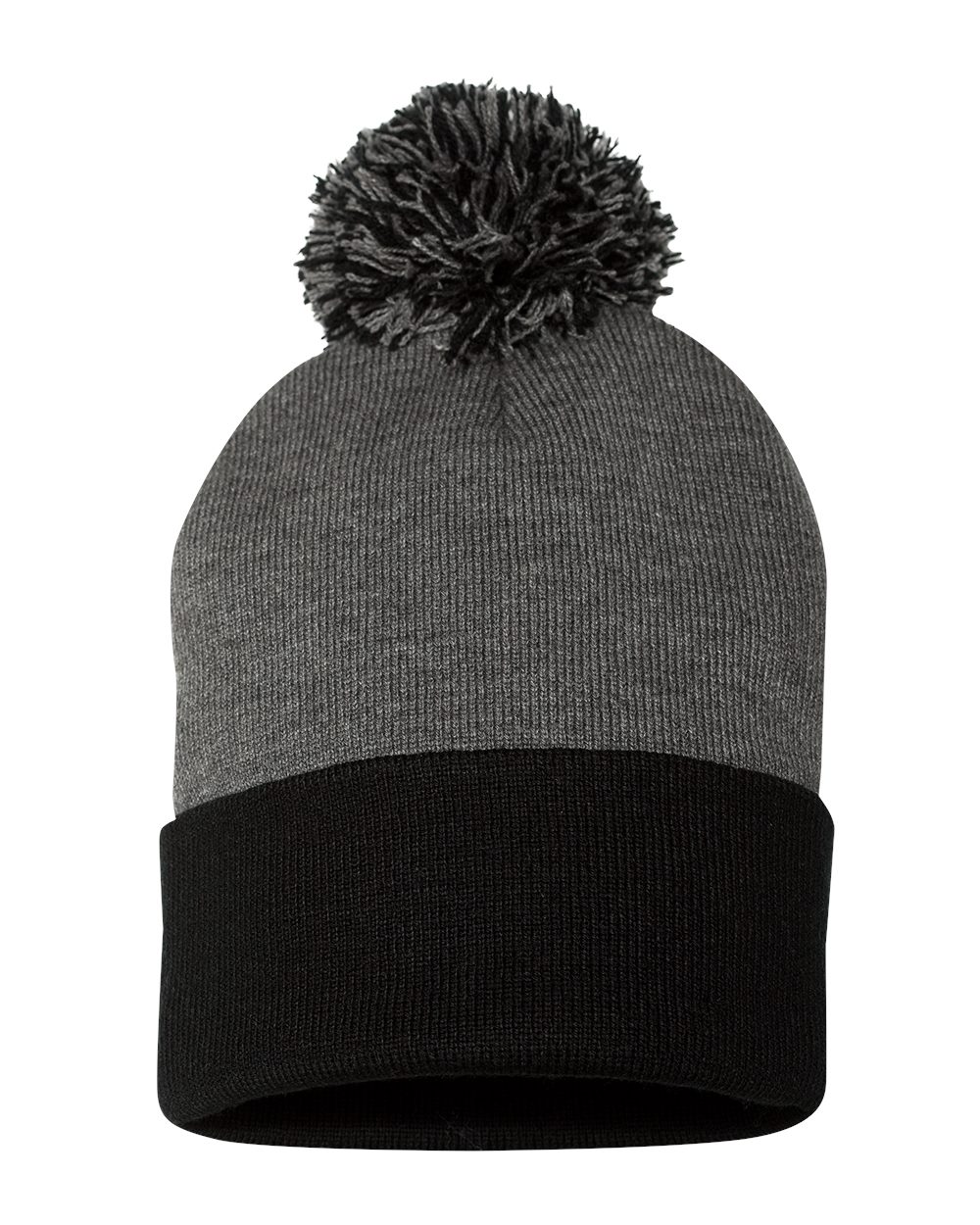 SP15 - 12" Pom-Pom Cuffed Beanie