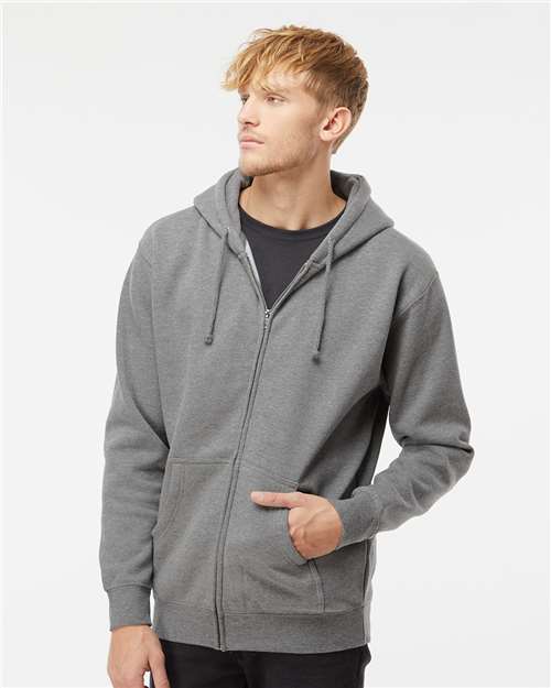 IND4000Z - Unisex Heavyweight Full-Zip Hooded Sweatshirt