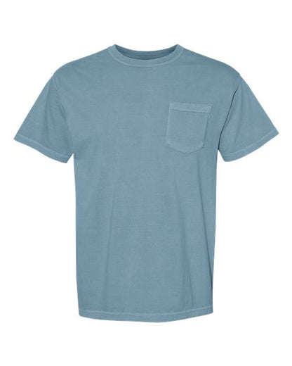 6030 - Unisex Garment-Dyed Heavyweight Pocket T-Shirt