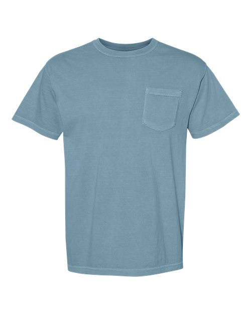6030 - Unisex Garment-Dyed Heavyweight Pocket T-Shirt