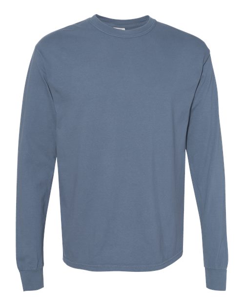 6014 - Unisex Garment-Dyed Heavyweight Long Sleeve T-Shirt