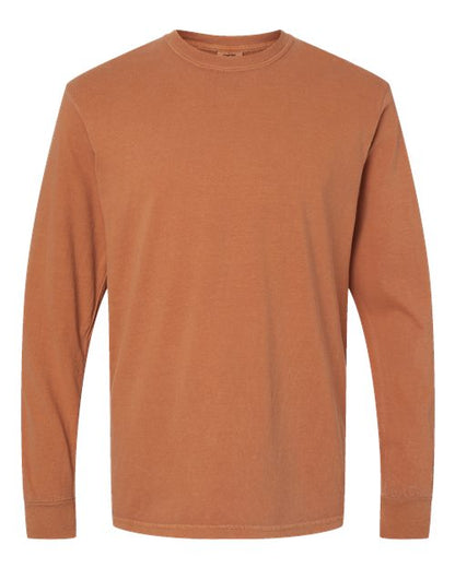 6014 - Unisex Garment-Dyed Heavyweight Long Sleeve T-Shirt